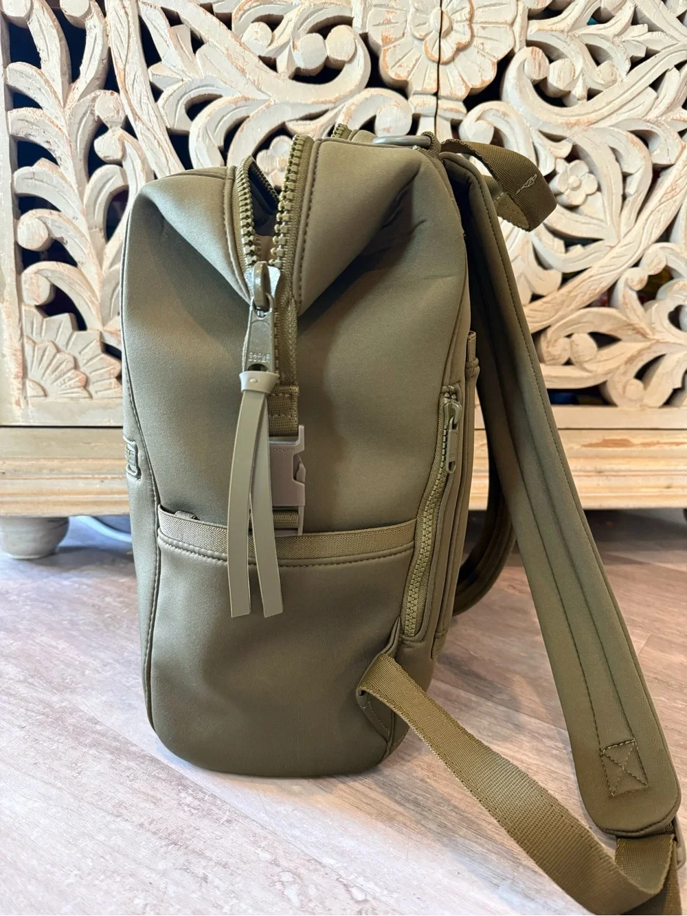 DAGNE DOVER INDI MEDIUM DIAPER BACKPACK DARK MOSS NEW WITHOUT TAGS!